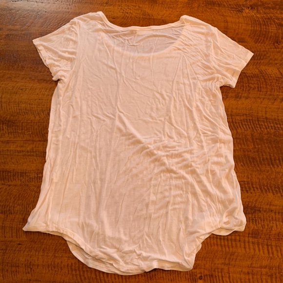 Free Kisses - White Scoop Neck Top - M - Picture 2 of 2